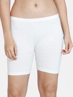 Zivame - White Girls Knit Cotton Shorts