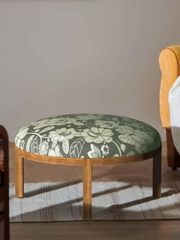 Chumbak - Bohemian Ottoman - Grey'S Garden