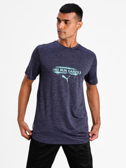 Puma - Ignite Heather Slogan Sports Tee