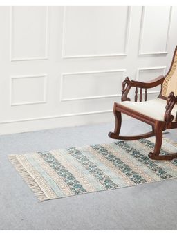 Fabindia - Vitha Cotton Hand Block Dhurrie