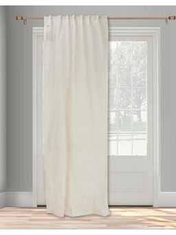 Fabindia - Natural Tarang Cotton Embroidered Door Curtain