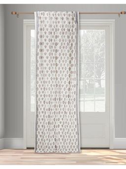 Fabindia - Purple Jamuni Cotton Hand Block Door Curtain