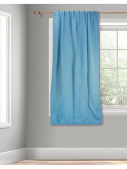 Fabindia - Blue Kabir Cotton Window Curtain (5 Feet)