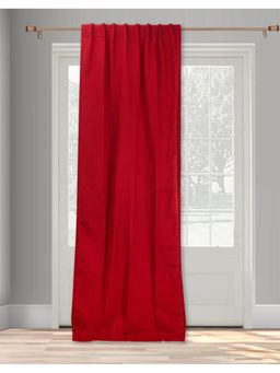 Fabindia - Red Kabir Cotton Door Curtain