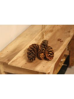 Vanchai - Natural Pine Cones Tall- 12'' Pack of 4 Dried Flowers, Vase Filler For Home Decor