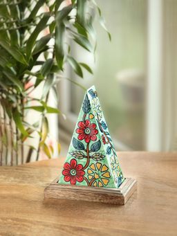 ExclusiveLane - Tree Cone' Ceramic Decorative Showpiece Figurine (Hand-Painted)