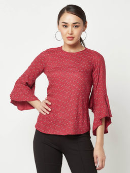 CRIMSOUNE CLUB - Women Rust Top