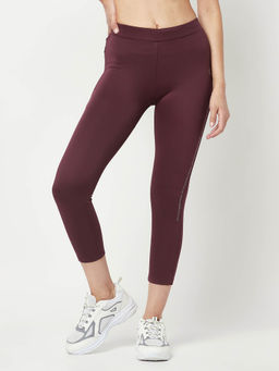 CRIMSOUNE CLUB - Women Wine Sports Capri Tights