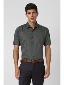 Van Heusen - Men Multi Color Regular Fit Printed Half Sleeves Wedding Shirt