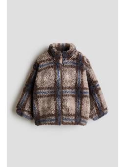 H&M - Boys Brown Teddy Jacket