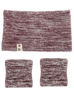 Bharatasya - Unisex Sports Set Running Gym Yoga Unisex Cotton Sweatband And Wristbands - Brown