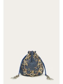 DOUX AMOUR - Navy Blue Gloria Potli (L)