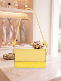 ESBEDA - Yellow Color Candy Dot Shoulder Bag (Small)