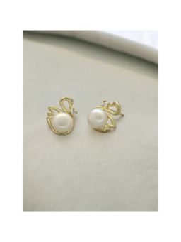 Sri Jagdamba Pearls - Pearl Duck Earrings
