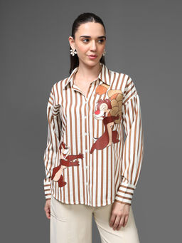 Kazo - Disney Chip N Dale Brown Shirt