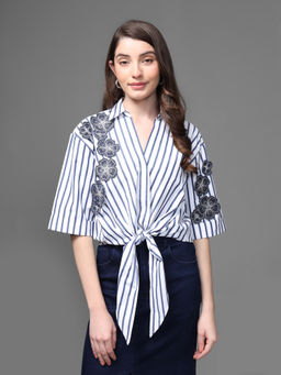 Kazo - Blue Blanca Shirt