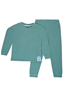 Little Surprise Box - Dark Green Upper & Lower Body Thermal Winter Warmers (Set of 2)