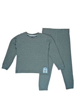 Little Surprise Box - Grey Upper & Lower Body Thermal Winter Warmers (Set of 2)