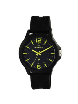 PA Maxima - Aqua Analog Watch for Men in Black Dial Color