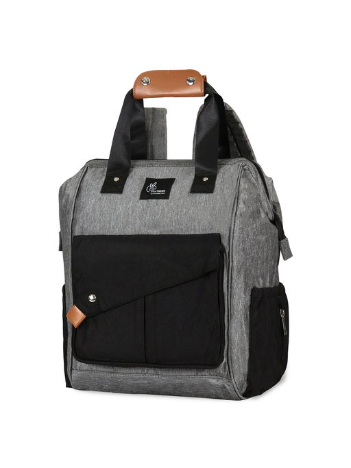 R for Rabbit Grey Caramello Delight Colorblock Diaper Bag