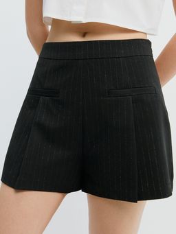 Pomelo - Stripe Shorts - Black