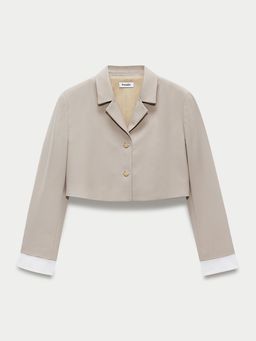 Pomelo - Cropped Blazer - Beige