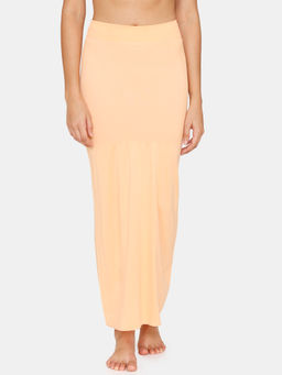 Zivame - All Day Flared Mermaid Reversible Saree Shapewear - Salmon N Powder Pink