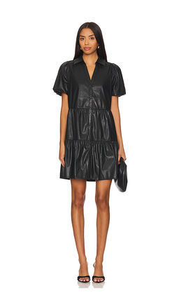 Brochu Walker - Havana Vegan Leather Mini Dress