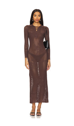 fleur du mal - Lace Pointelle Maxi Dress