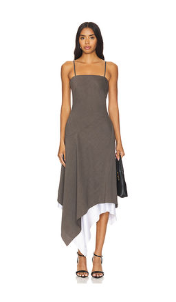 Helmut Lang - Scarf Hem Dress