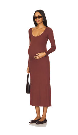 HATCH - The Long Sleeve Rib Dress