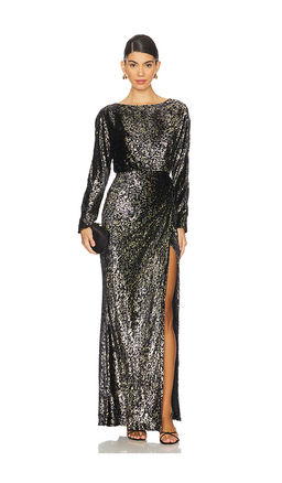 SIMKHAI - Angelique Longsleeve Gown