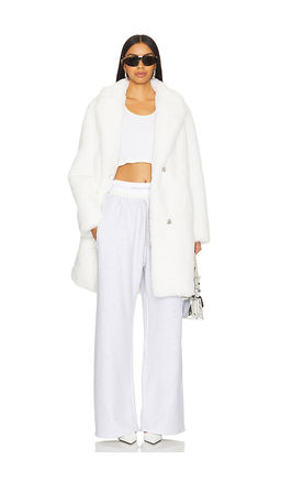 MORE TO COME - Elaine Faux Fur Coat