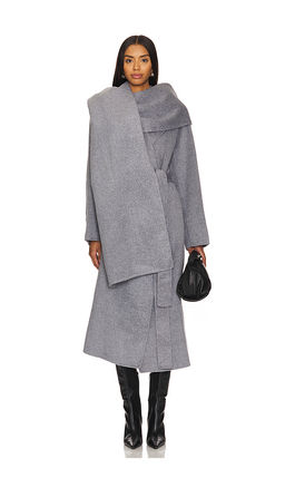 Nicholas - Candice Scarf Double Wool Coat