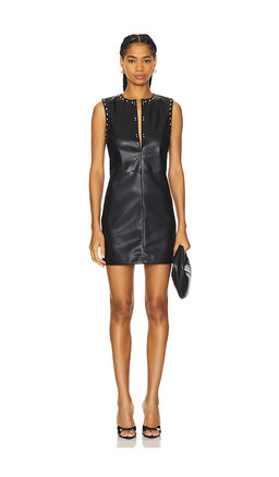 Rag & Bone - Brigette Faux Leather Dress