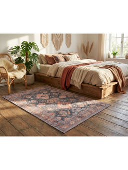 Bungalow and Beyond - Grey Ashra Printed Rug