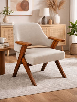 JABRIX - Beige Kenzo Accent Chair