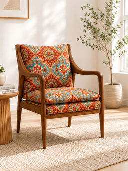 JABRIX - Red Azario Arm Chair