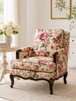 JABRIX - Beige Avenza Arm Chair
