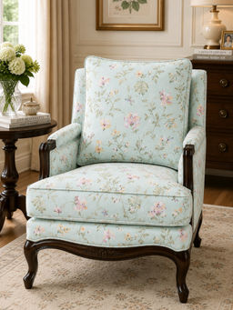 JABRIX - Green Celestine Bloom Accent Chair