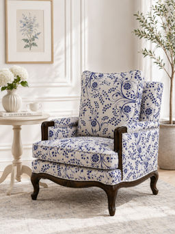 JABRIX - White Rivelle Arm Chair