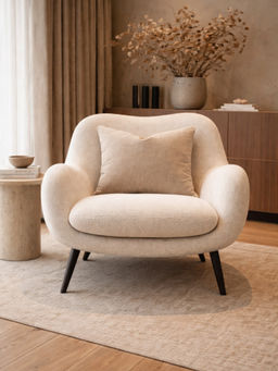 JABRIX - Beige Milano Accent Chair