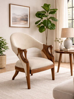 JABRIX - Beige Elara Accent Chair