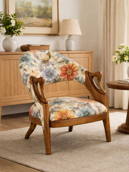 JABRIX - White Aristo Accent Chair