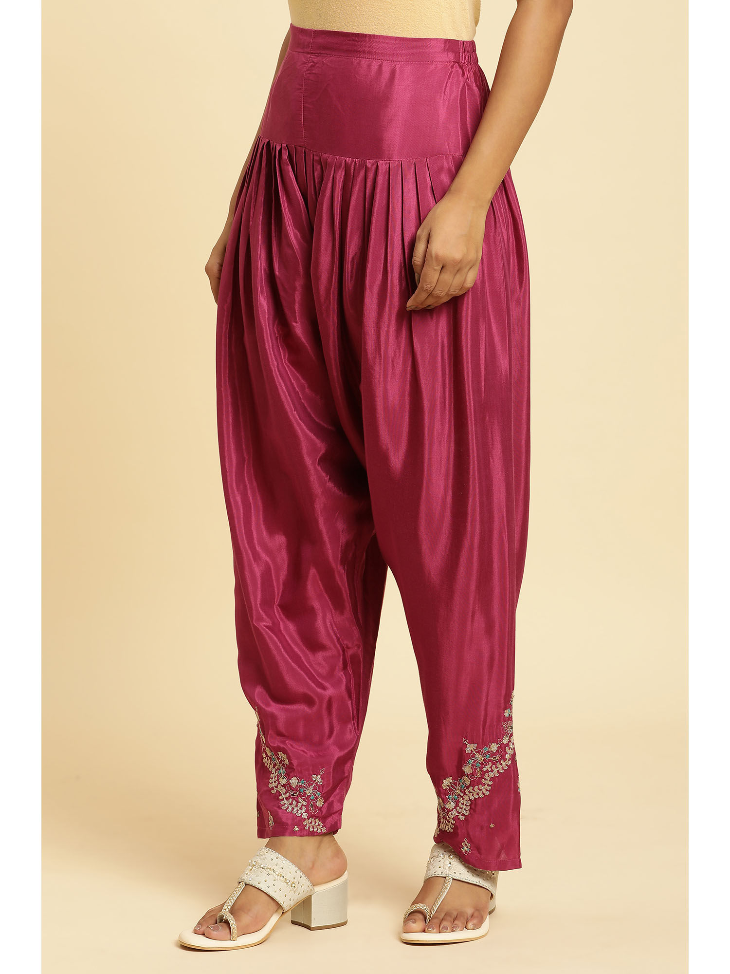 Purple Solid Salwar-picture-21