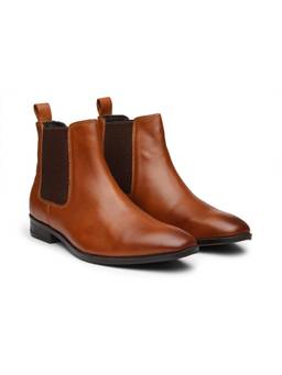 DABLR SHOES - CHELSEA BOOTS - TAN LEATHER SHOES