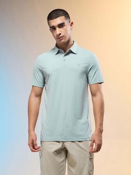 Technosport - Men Solid Slim Fit Polo Sports Polo T-Shirt with Cotflex