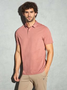 Technosport - Men Solid Slim Fit Polo Sports Polo T-Shirt with Cotflex