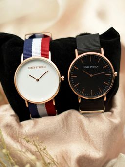 Joker and Witch - Multi-Color Nylon Watch (Pack of 2) - JWCW98