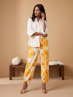 max - Women Floral Print Harem Pant